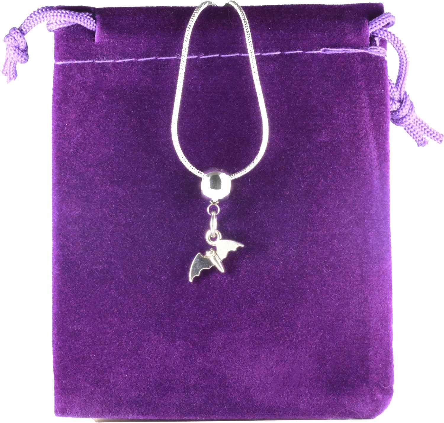 Dave The Bunny Goth Accessories for Women and Men - Bat Necklace - Ideal for Gothic Decor & Gothic Jewelry Collection Bat Jewelry for Women and Men that makes Great Goth Necklaces