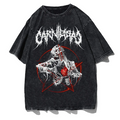 Gothic Demon Anime Print T-Shirt Women Y2K Harajuku Streetwear