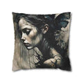 Gothic Allure - Ethereal Obscurity Fairy Throw Pillow Cover