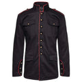Men's Gothic Steampunk Military Jacket