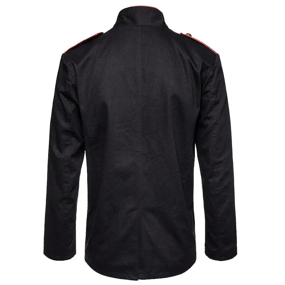 Men's Gothic Steampunk Military Jacket