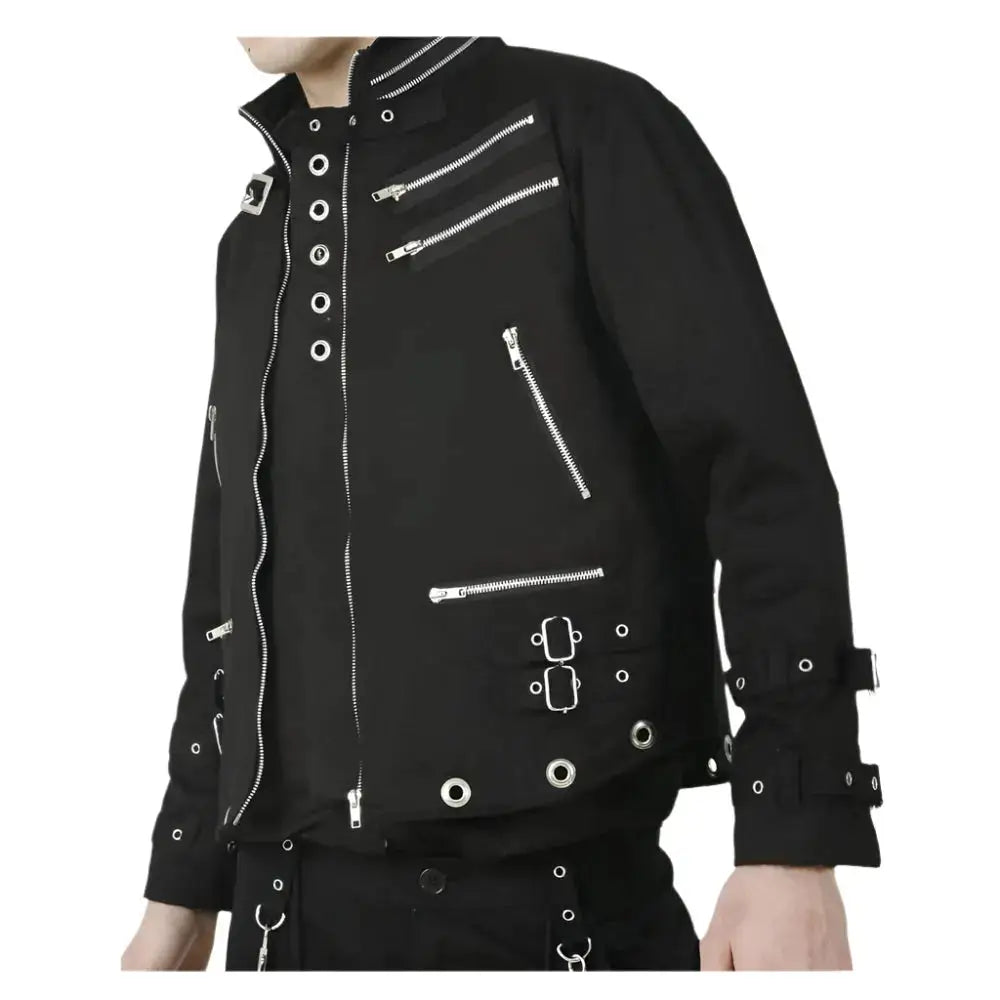 Men's Eyelet Goth Jacket