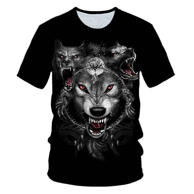 Wolf T shirt Women Snow Clothing Jungle Tshirt Tops Clothes 3d T-shirt Womens Hip hop Sexy Top Tee Female