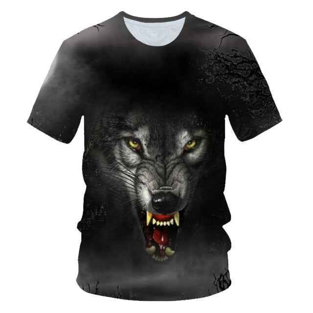 Wolf T shirt Women Snow Clothing Jungle Tshirt Tops Clothes 3d T-shirt Womens Hip hop Sexy Top Tee Female